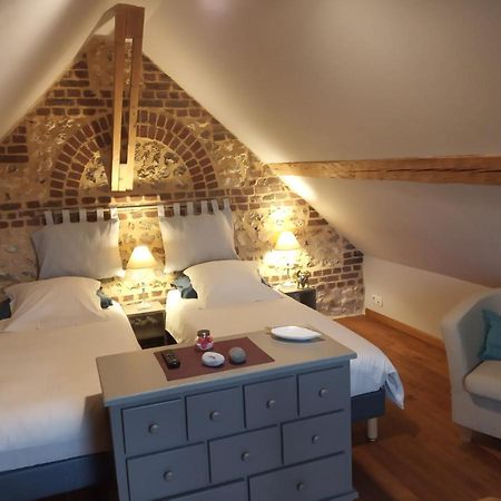 Eco-Gite La Chambre Du Vanneur Mentheville Exteriör bild